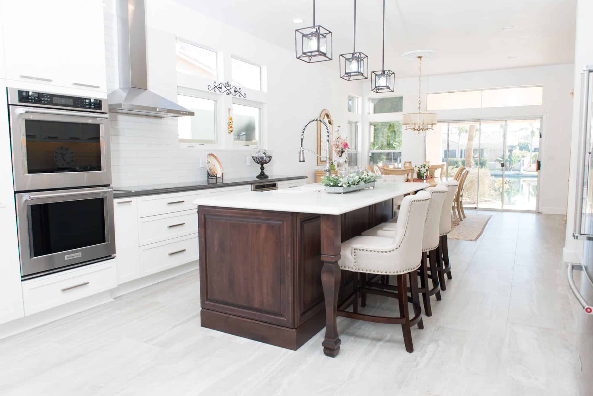example of custom kitchen work